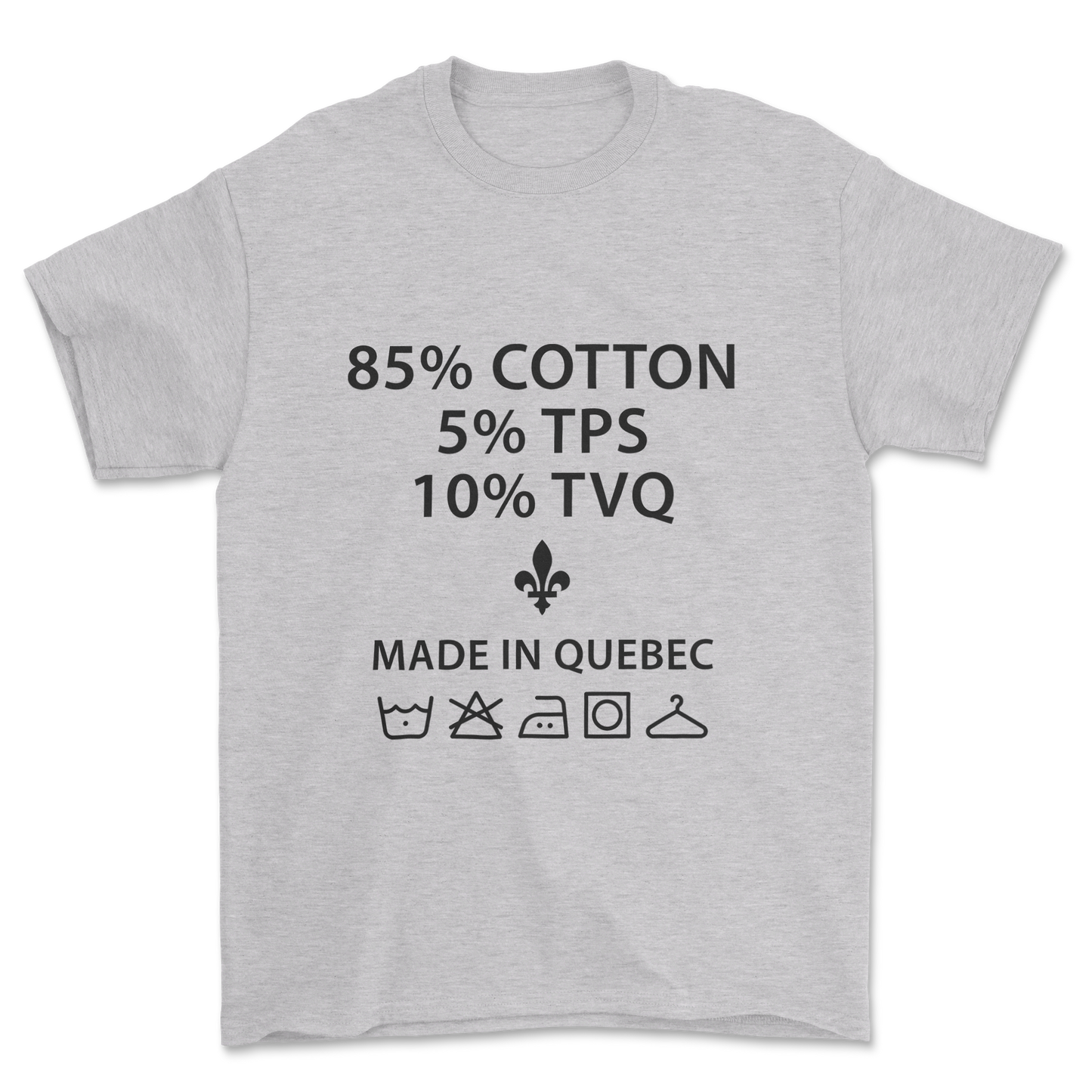 85% Cotton (Black Print) - Tee