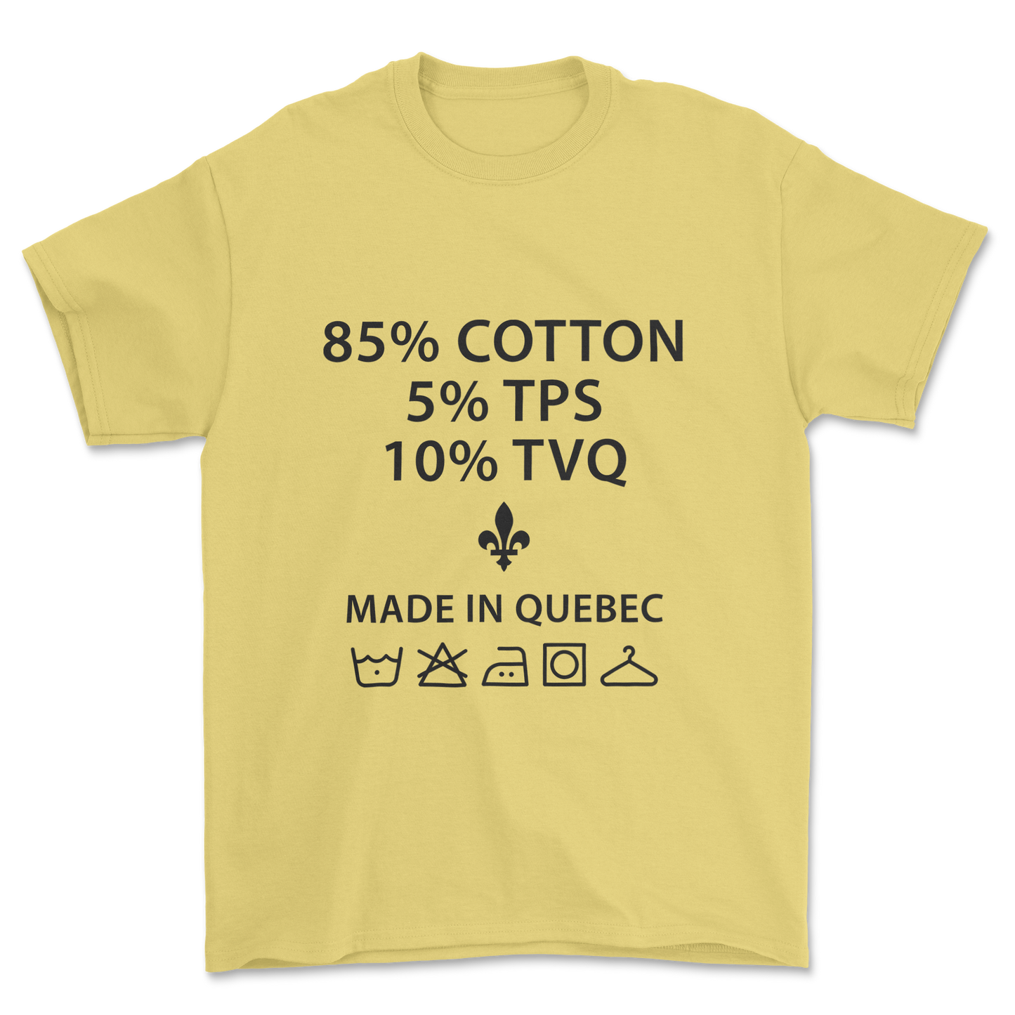 85% Cotton (Black Print) - Tee