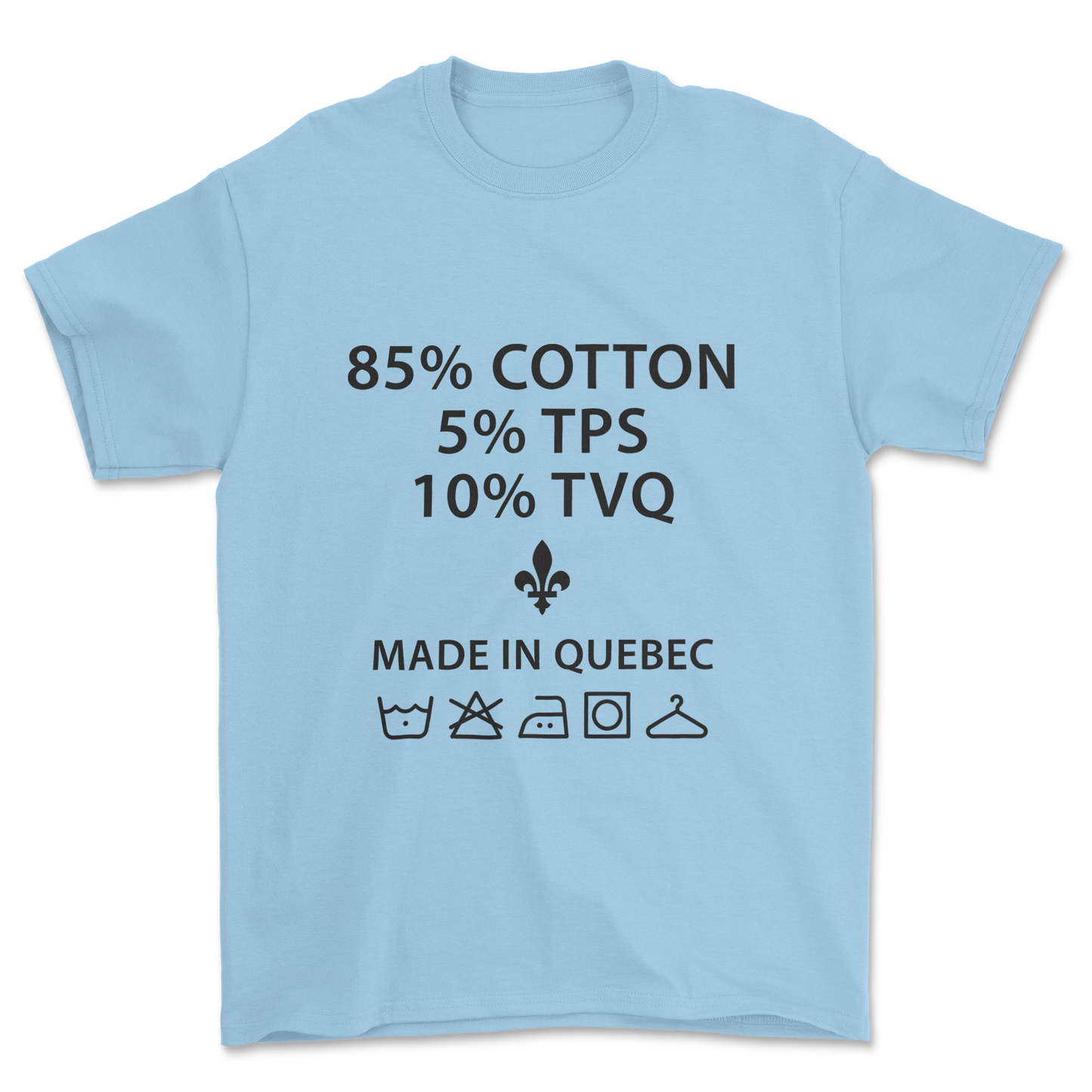 85% Cotton (Black Print) - Tee