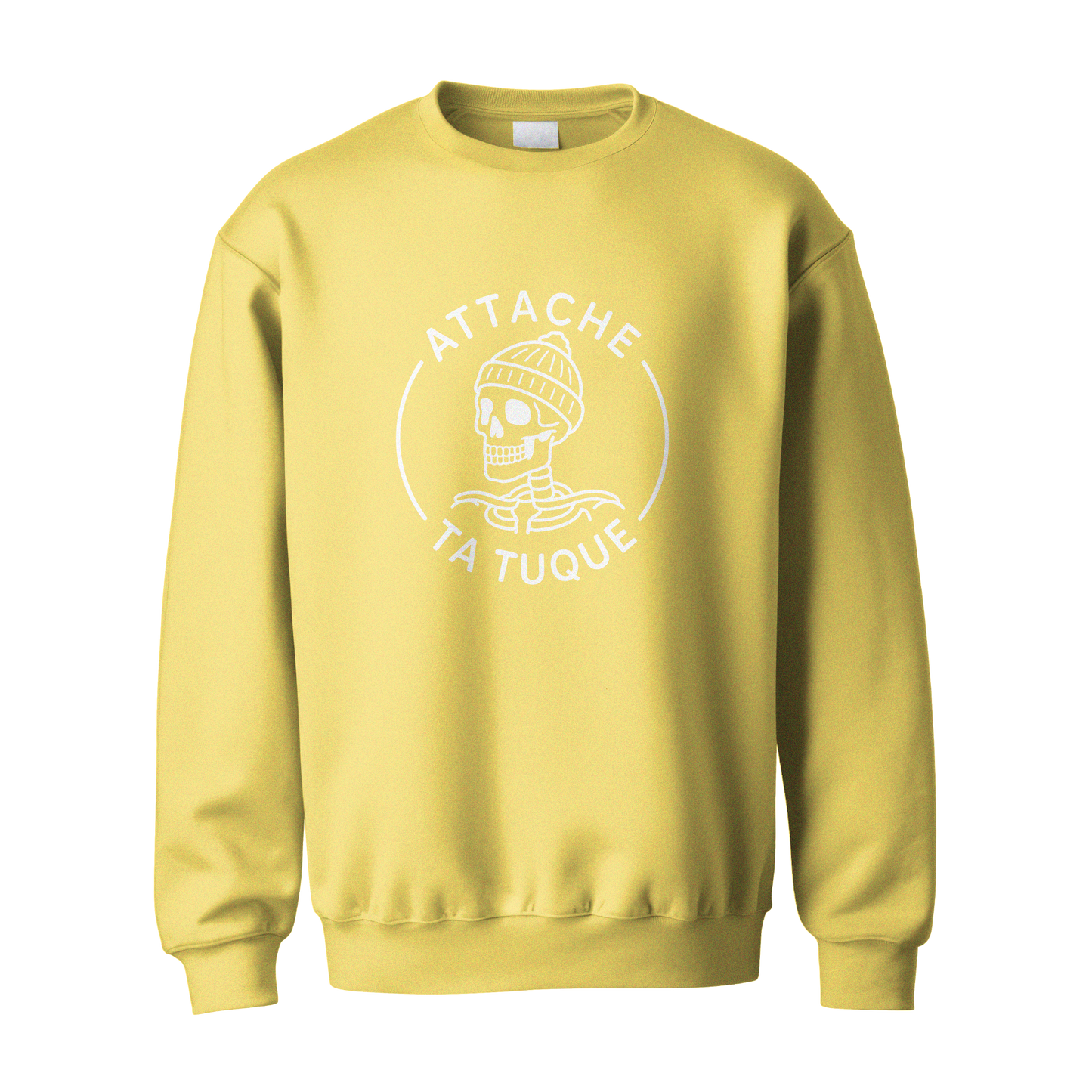 Attache ta Tuque (White) - Sweater
