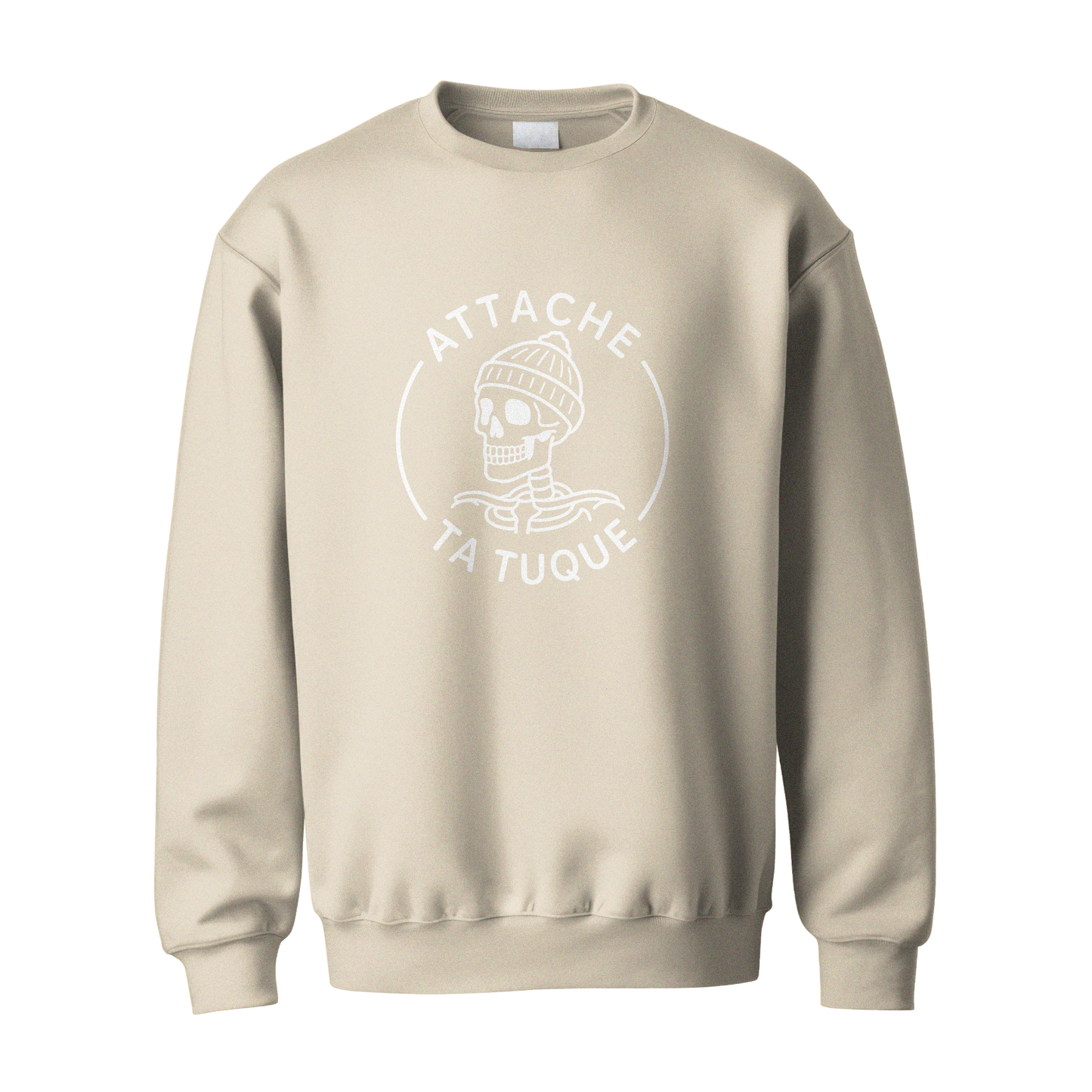 Attache ta Tuque (White) - Sweater