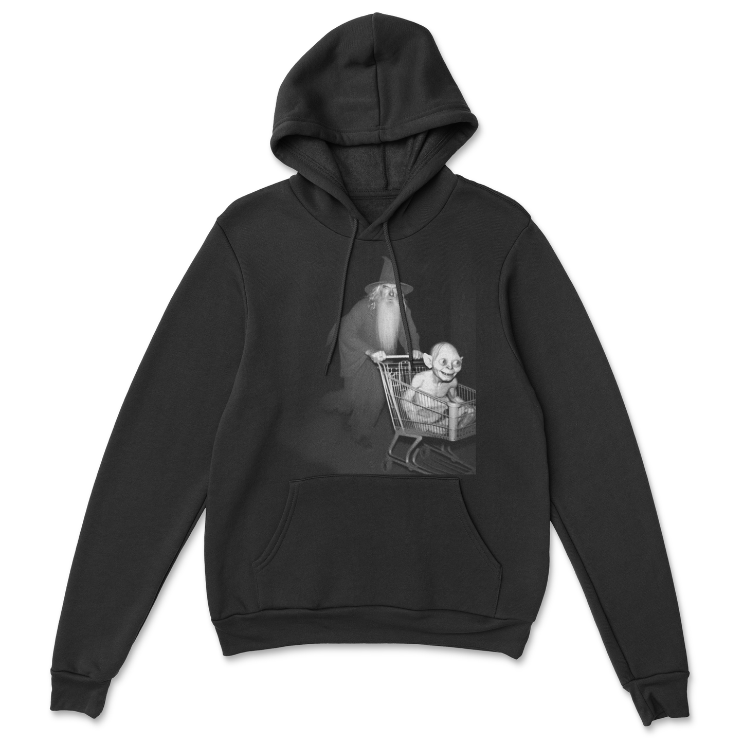 Sweat à capuche 85 % coton (blanc)