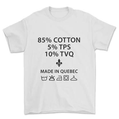85% Cotton (Black Print) - Tee