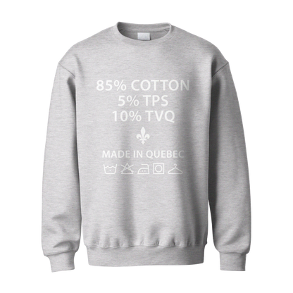 85% Cotton (White) - Sweater