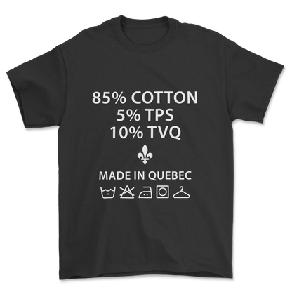 85% Cotton (white print) - Tee