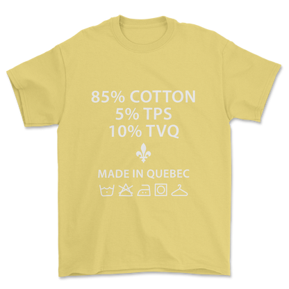 85% Cotton (white print) - Tee