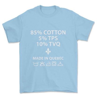 85% Cotton (white print) - Tee