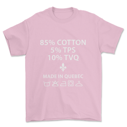 85% Cotton (white print) - Tee