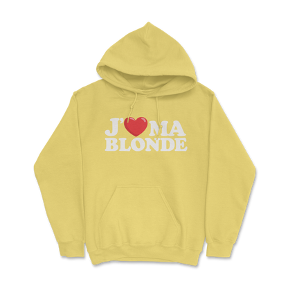 Sweat à capuche 85 % coton (blanc)