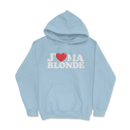 Sweat à capuche 85 % coton (blanc)