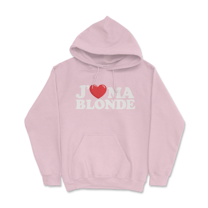 Sweat à capuche 85 % coton (blanc)