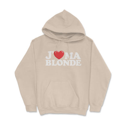 Sweat à capuche 85 % coton (blanc)