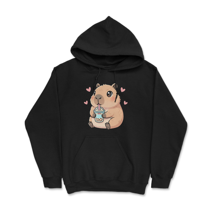 Sweat à capuche 85 % coton (blanc)