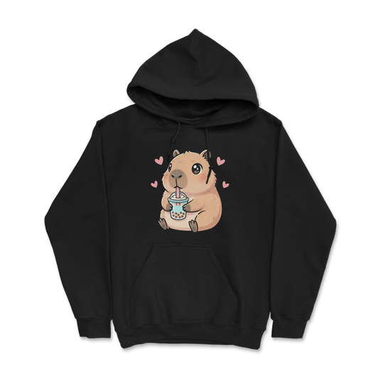 Sweat à capuche 85 % coton (blanc)