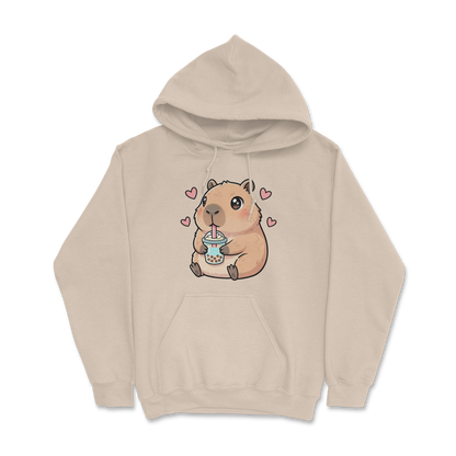 Sweat à capuche 85 % coton (blanc)