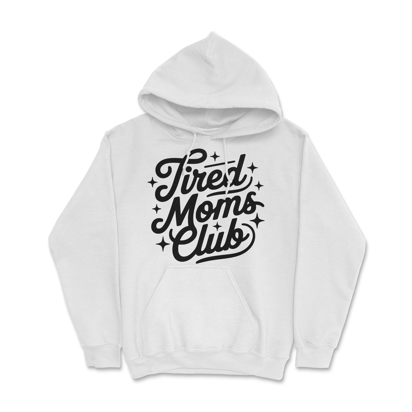 Sweat à capuche 85 % coton (blanc)