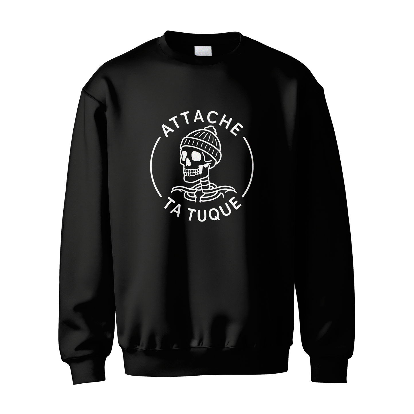 Attache ta Tuque (White) - Sweater
