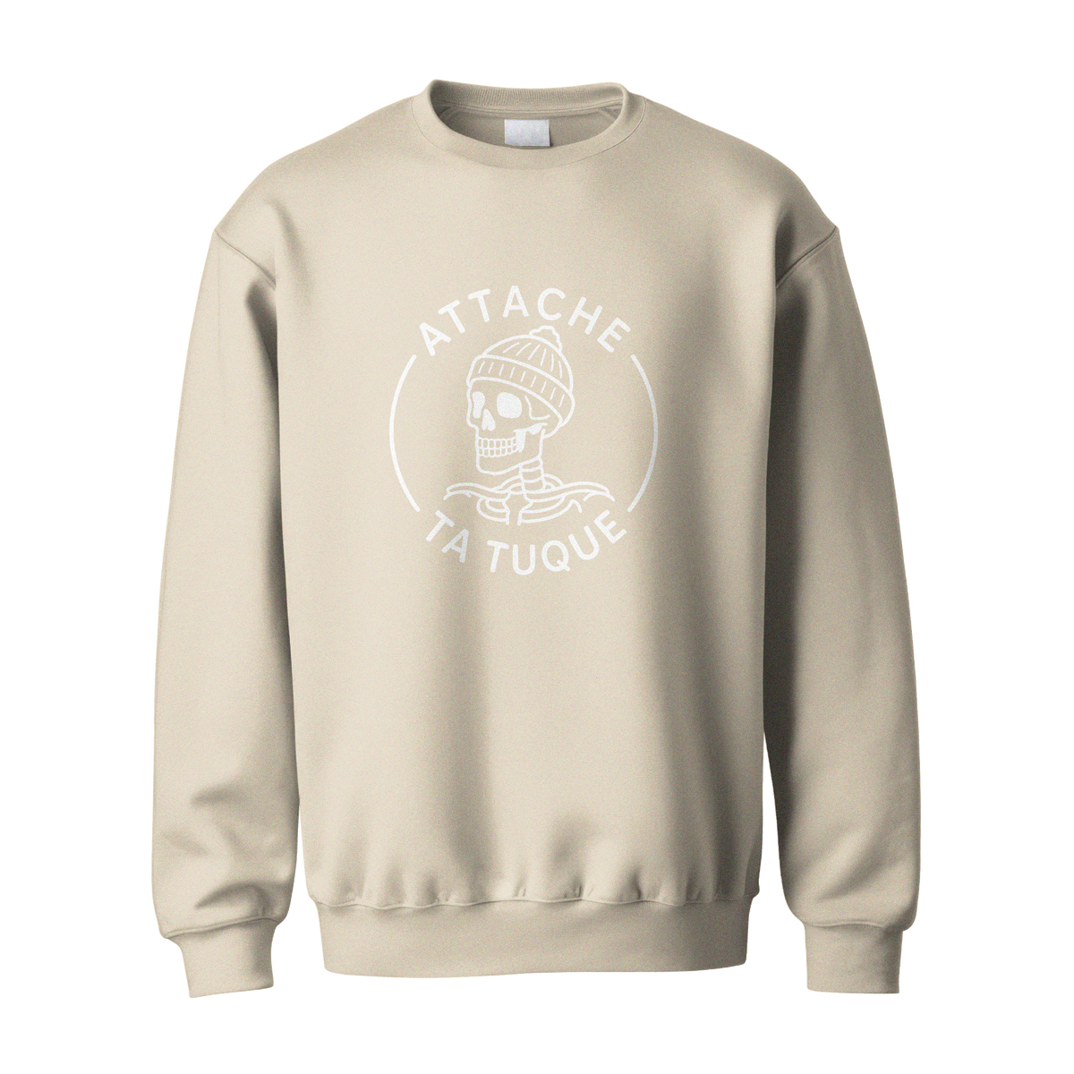 Attache ta Tuque (White) - Sweater – MIXORUS