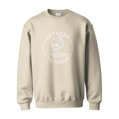 Attache ta Tuque (White) - Sweater