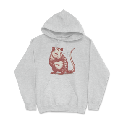 Sweat à capuche 85 % coton (blanc)