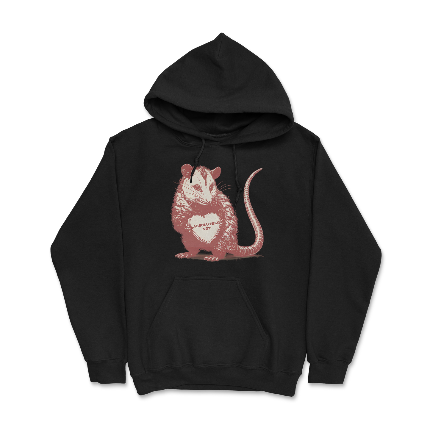 Sweat à capuche 85 % coton (blanc)