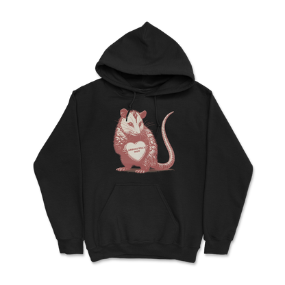 Sweat à capuche 85 % coton (blanc)