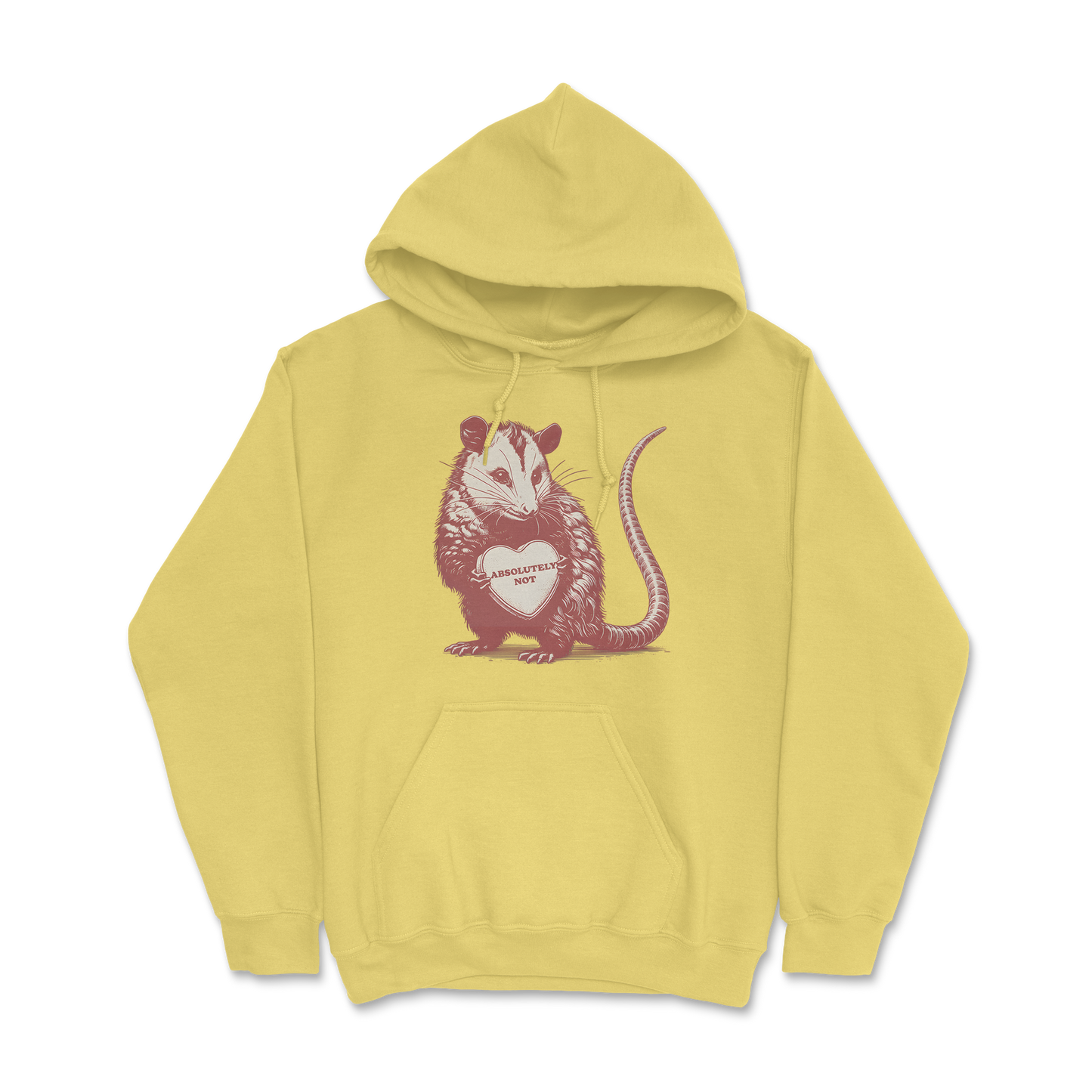 Sweat à capuche 85 % coton (blanc)