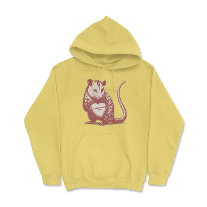 Sweat à capuche 85 % coton (blanc)