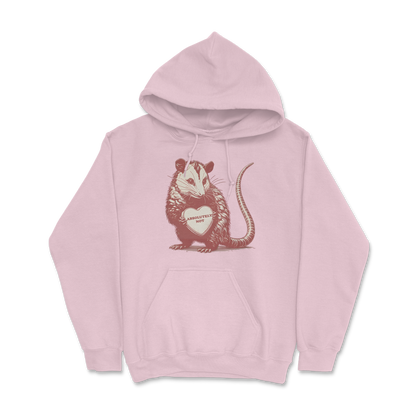 Sweat à capuche 85 % coton (blanc)