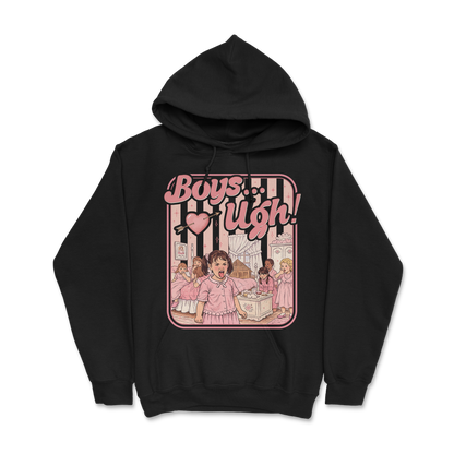 Sweat à capuche 85 % coton (blanc)