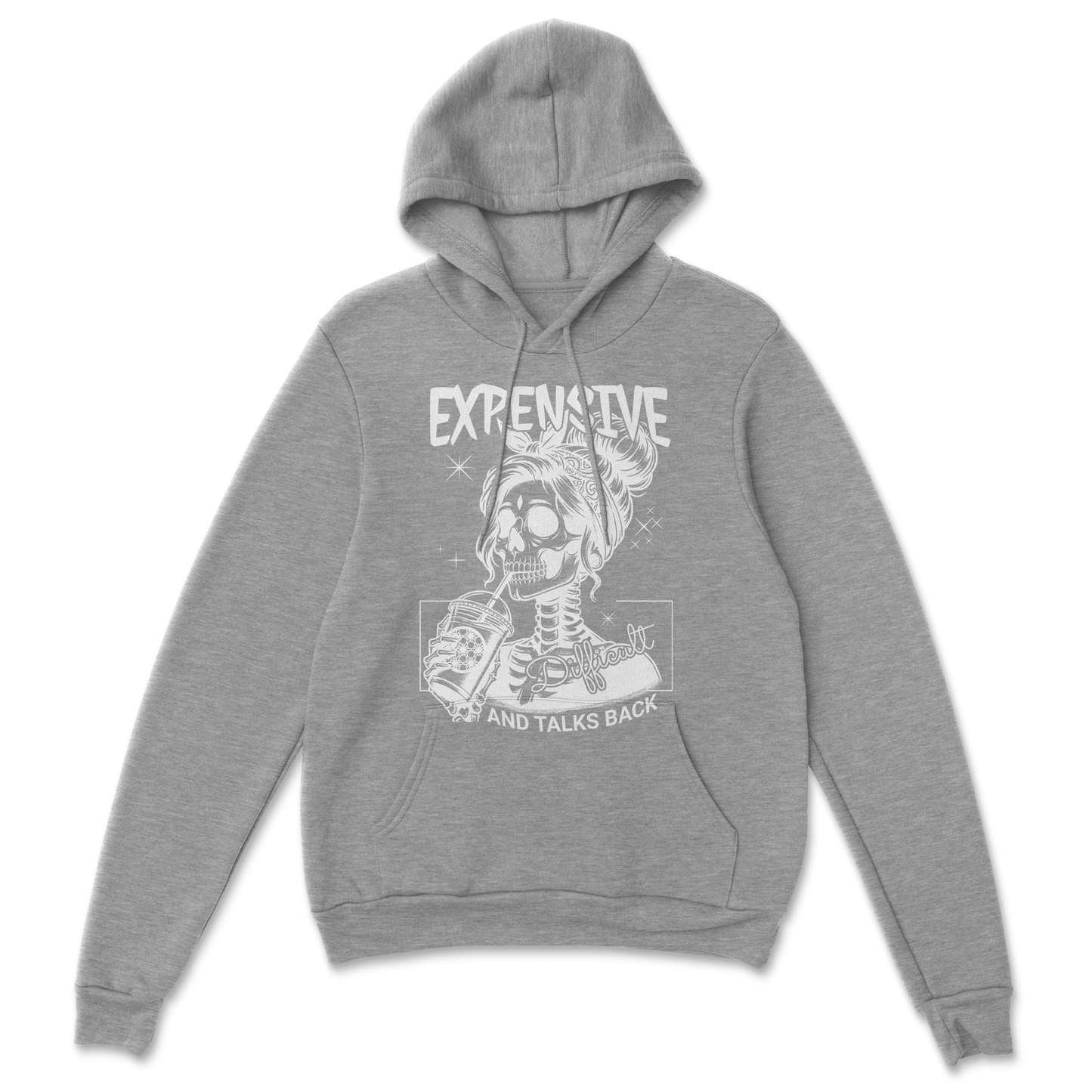 Expensive (White) - Hoodie