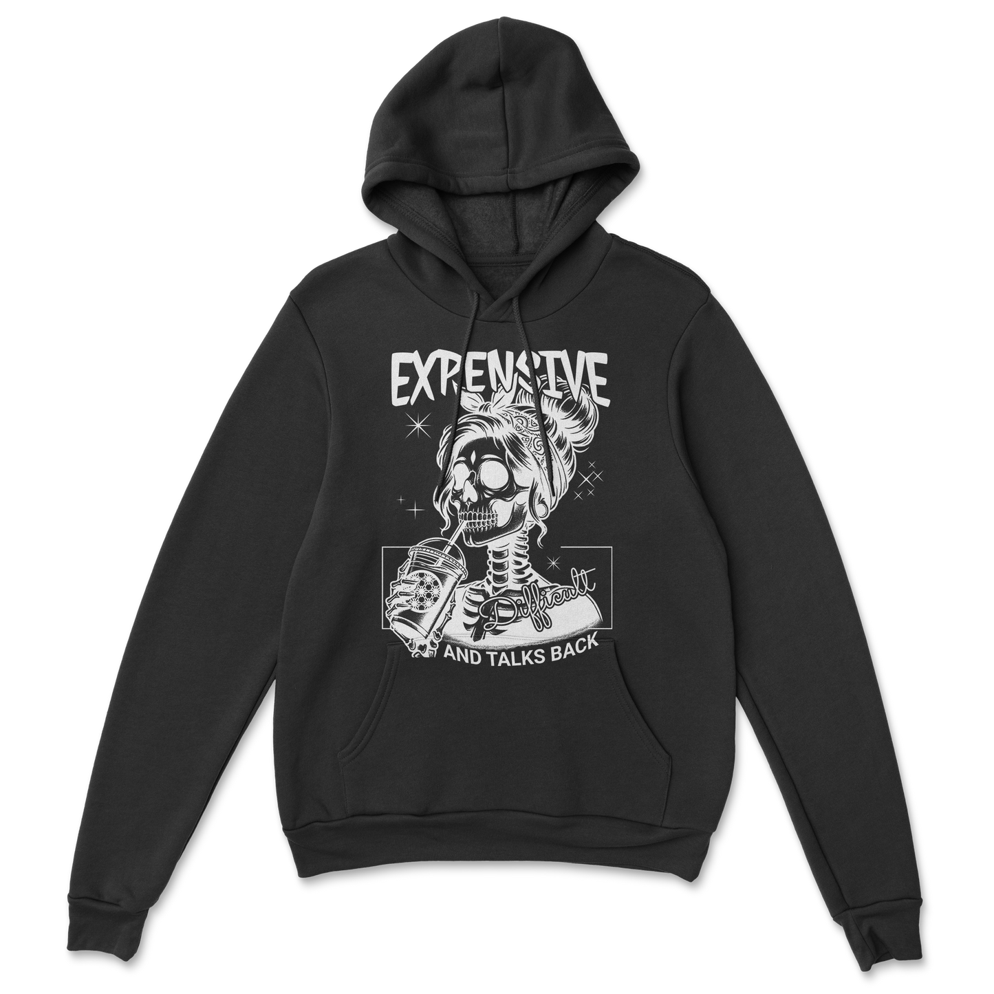 Expensive (White) - Hoodie