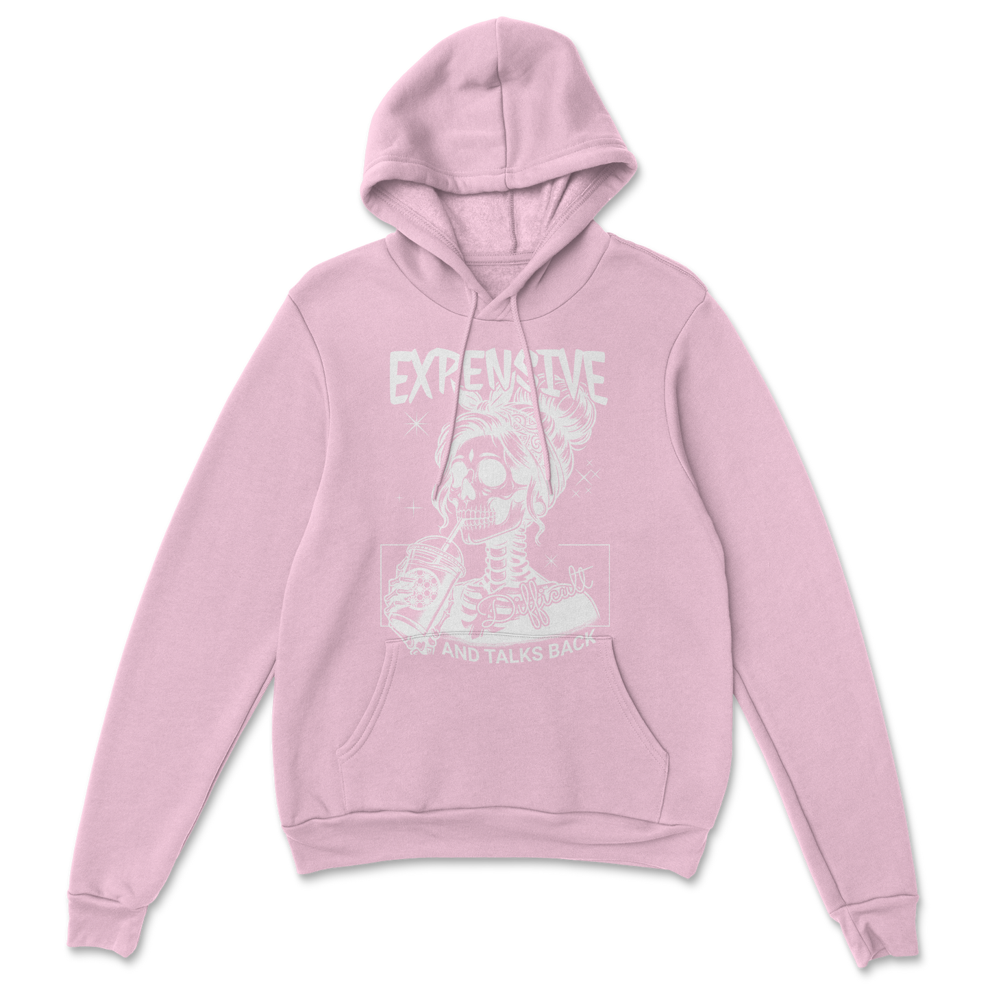 Expensive (White) - Hoodie