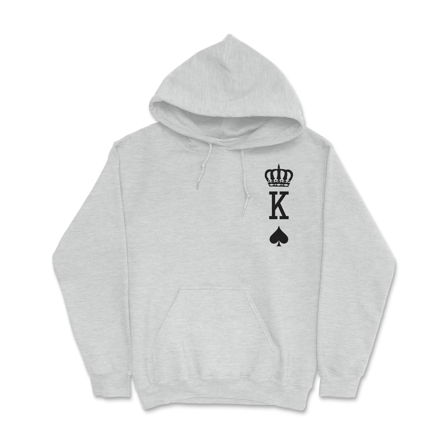 Sweat à capuche 85 % coton (blanc)