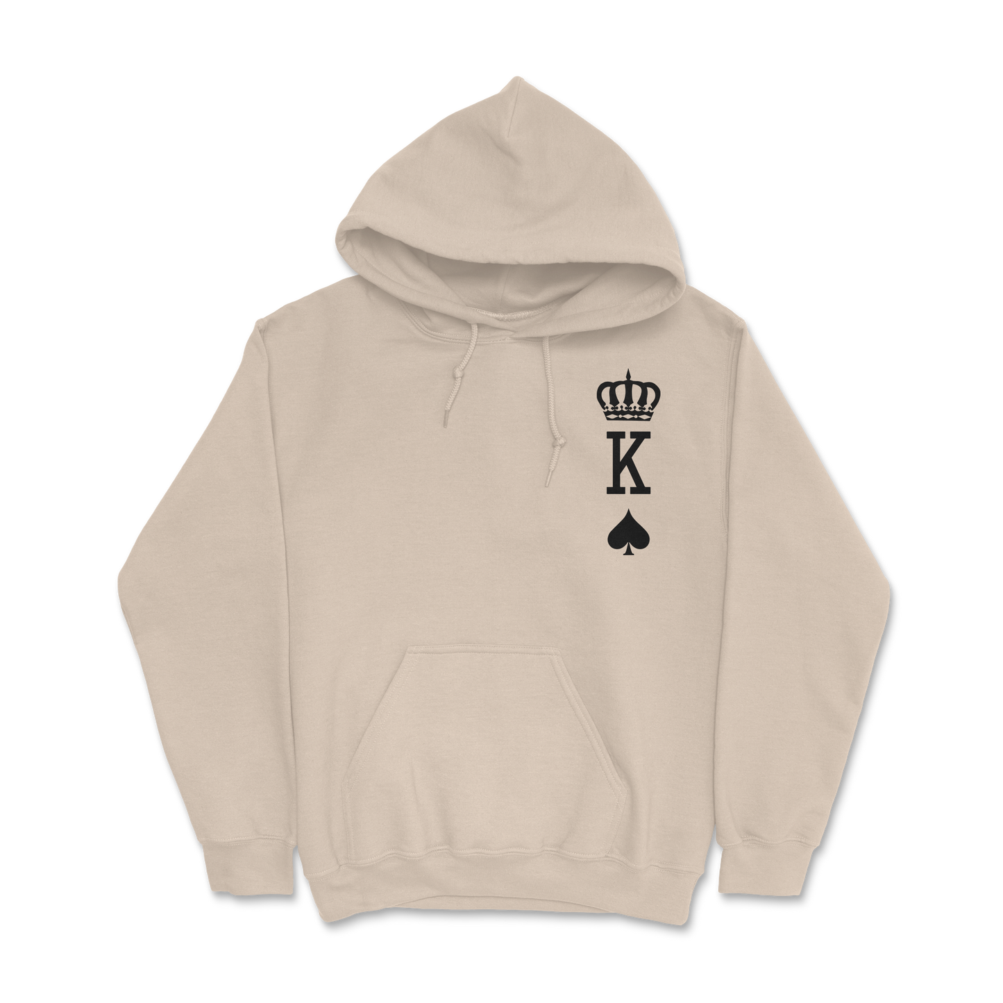 Sweat à capuche 85 % coton (blanc)