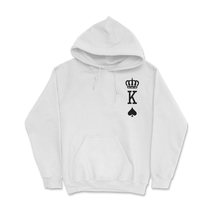 Sweat à capuche 85 % coton (blanc)