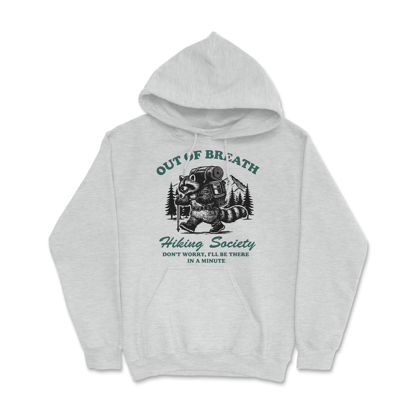 Sweat à capuche 85 % coton (blanc)