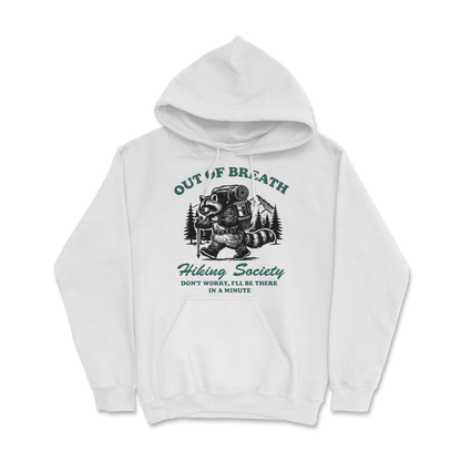 Sweat à capuche 85 % coton (blanc)