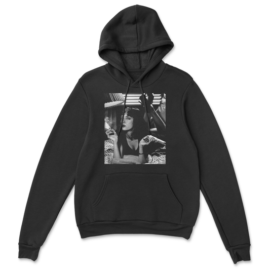 Sweat à capuche 85 % coton (blanc)