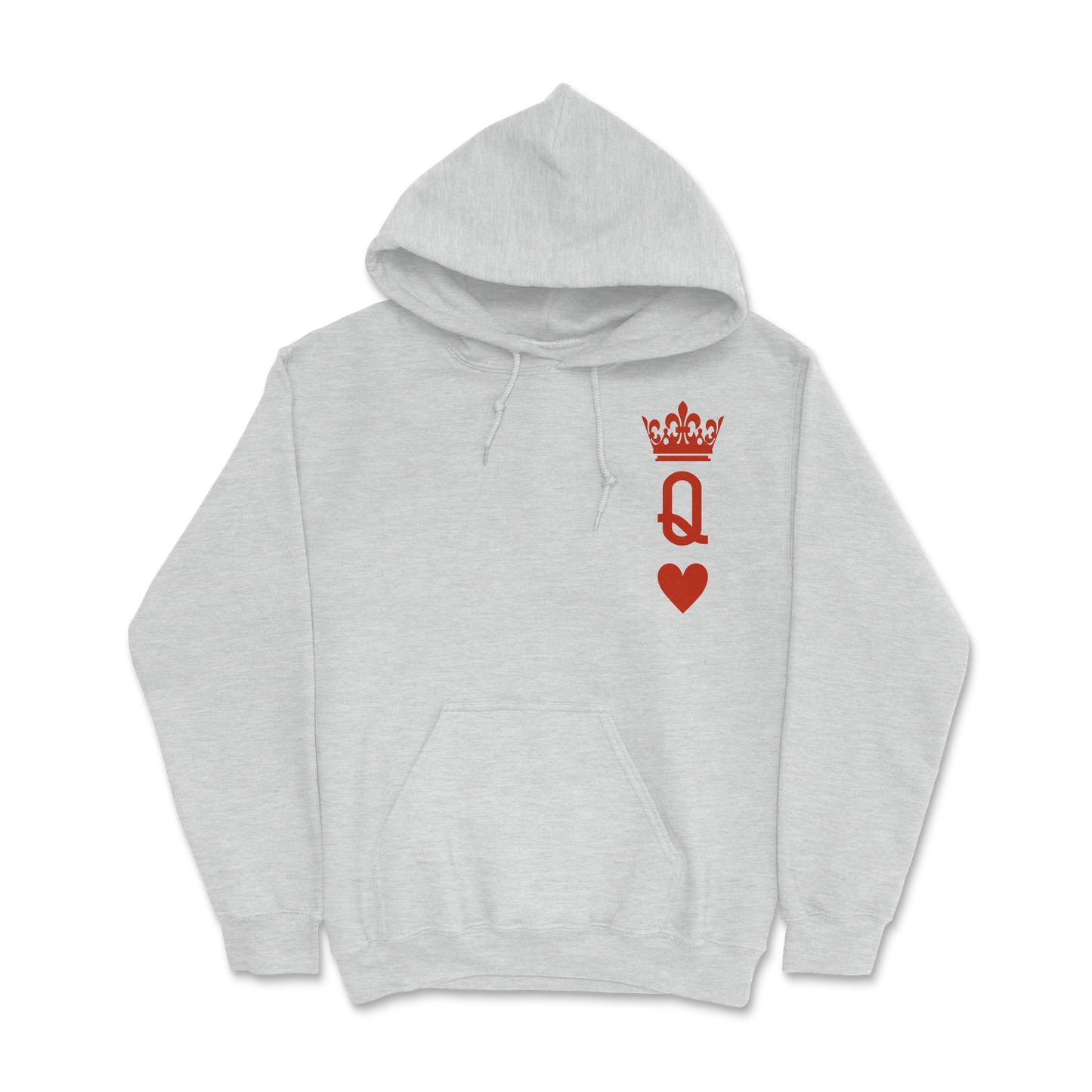 Sweat à capuche 85 % coton (blanc)