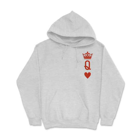 Sweat à capuche 85 % coton (blanc)