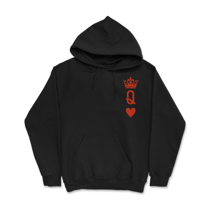 Sweat à capuche 85 % coton (blanc)