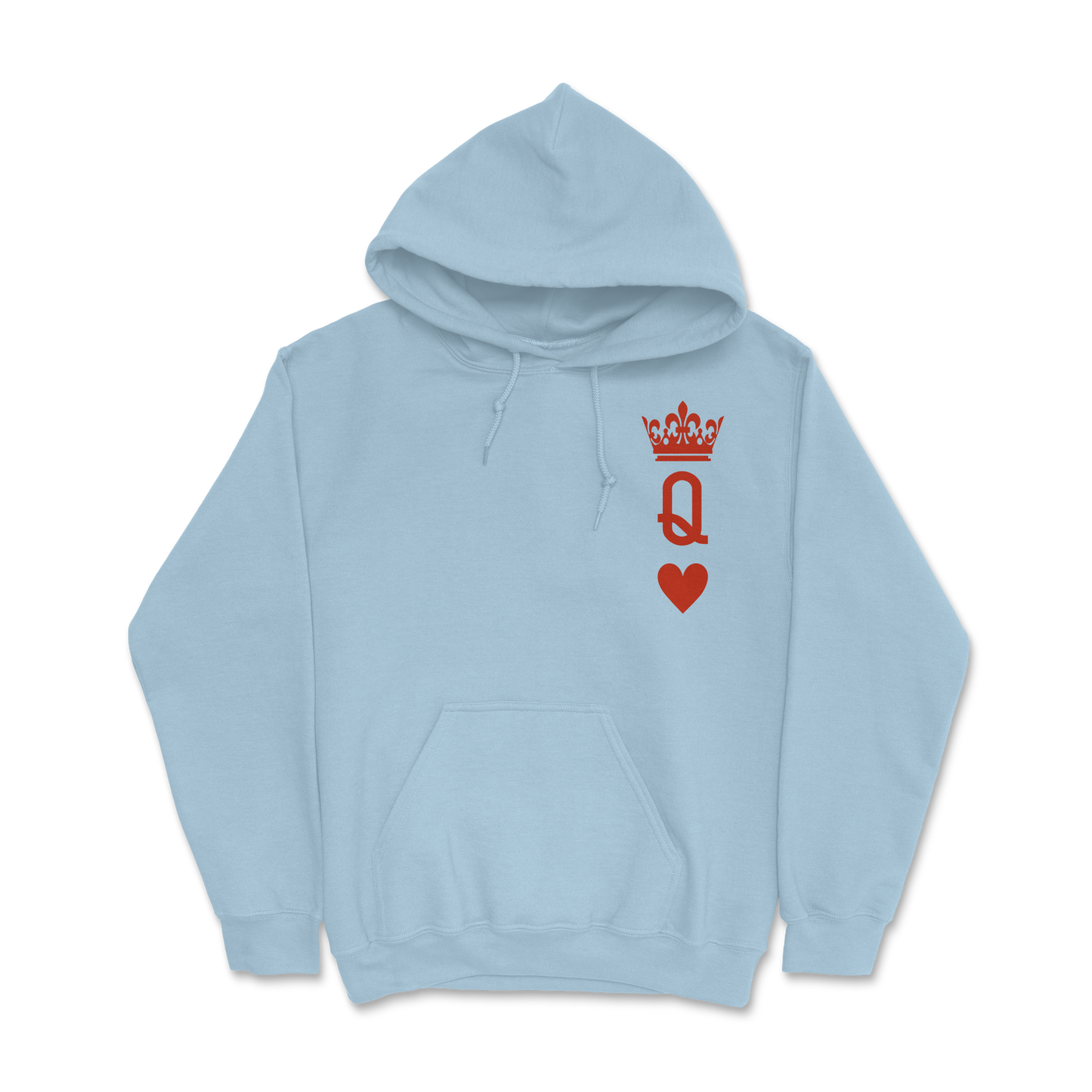 Sweat à capuche 85 % coton (blanc)