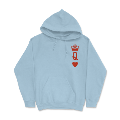 Sweat à capuche 85 % coton (blanc)