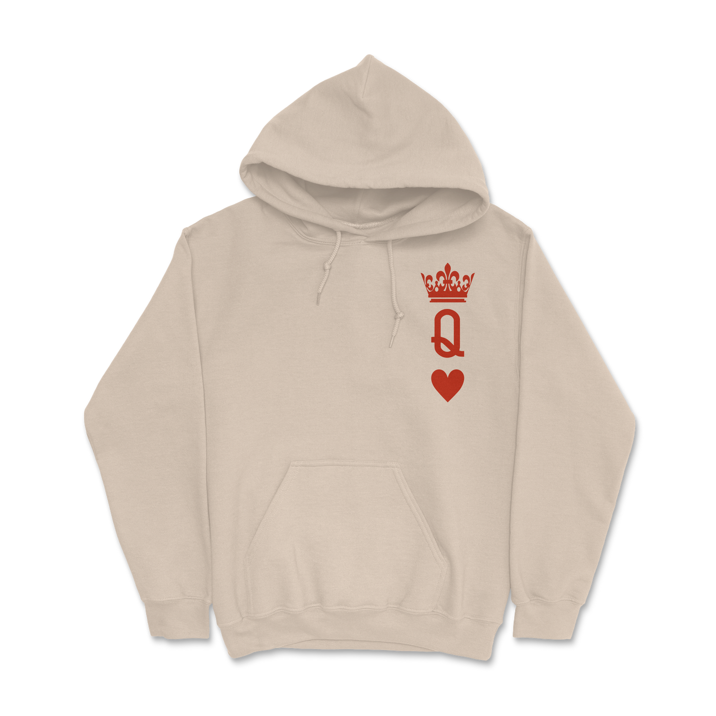 Sweat à capuche 85 % coton (blanc)