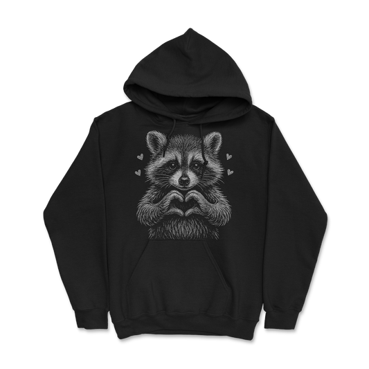 Sweat à capuche 85 % coton (blanc)