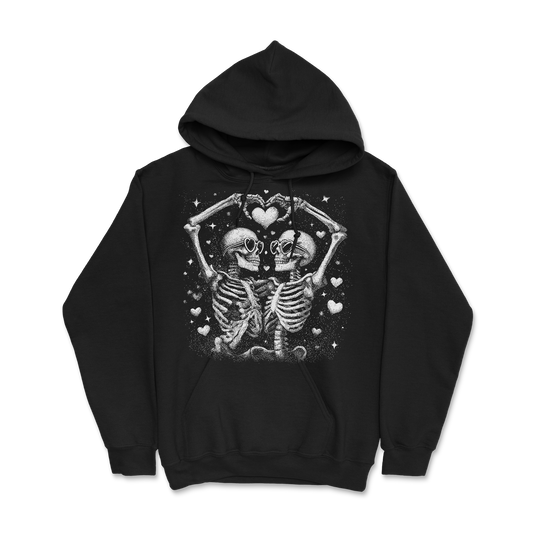 Sweat à capuche 85 % coton (blanc)