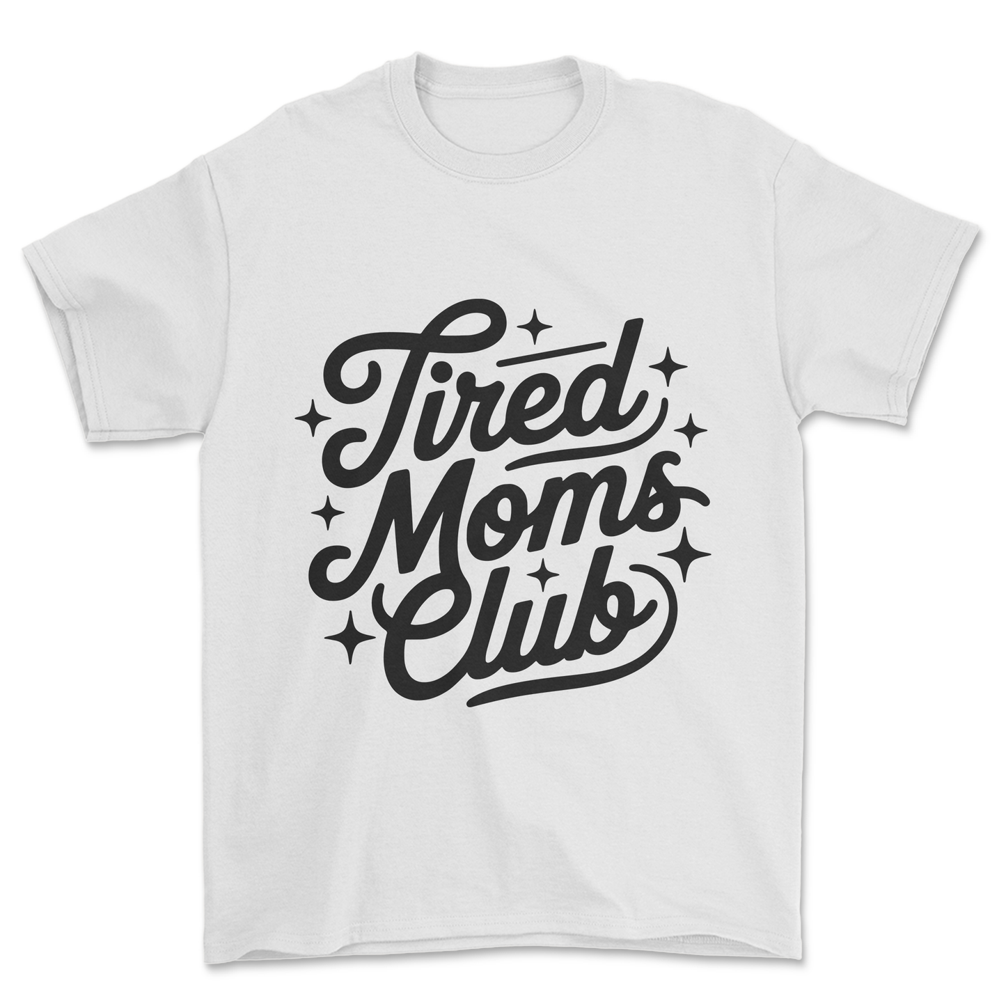 Tired Moms Club (black print) - Tee