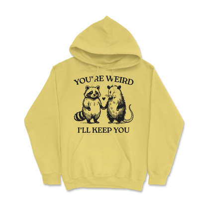 Sweat à capuche 85 % coton (blanc)