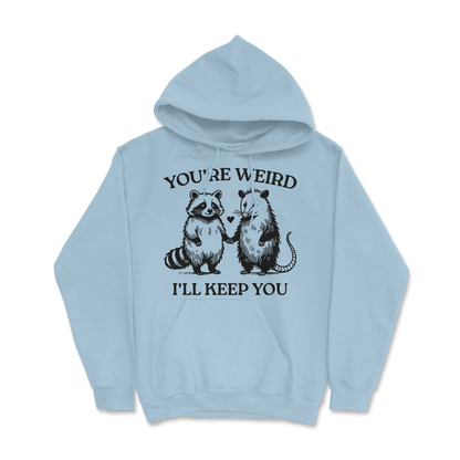 Sweat à capuche 85 % coton (blanc)